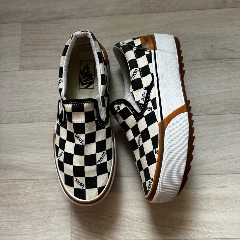 Vans Checkered Platforms